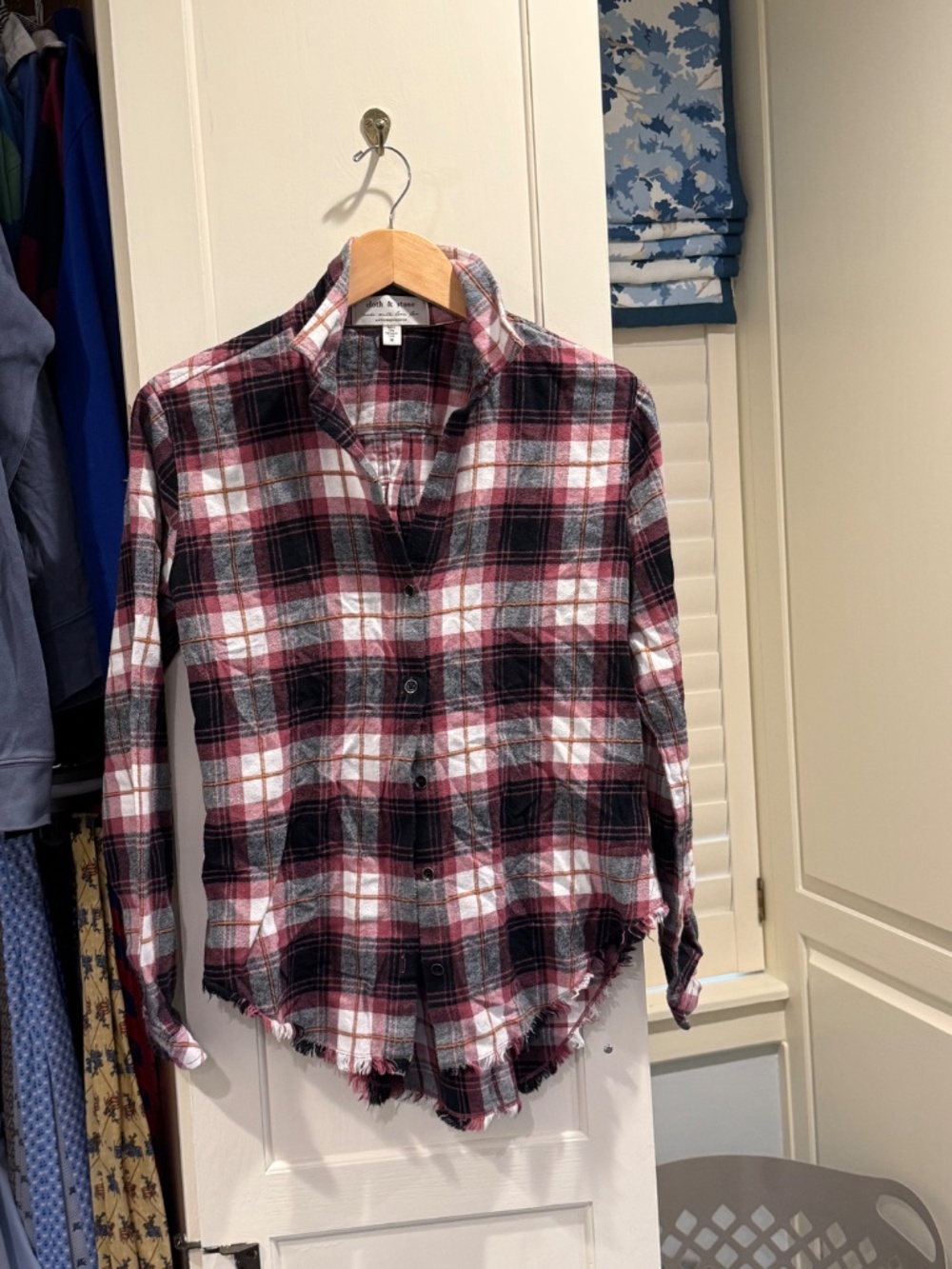 Cloth and Stone Plaid button-down